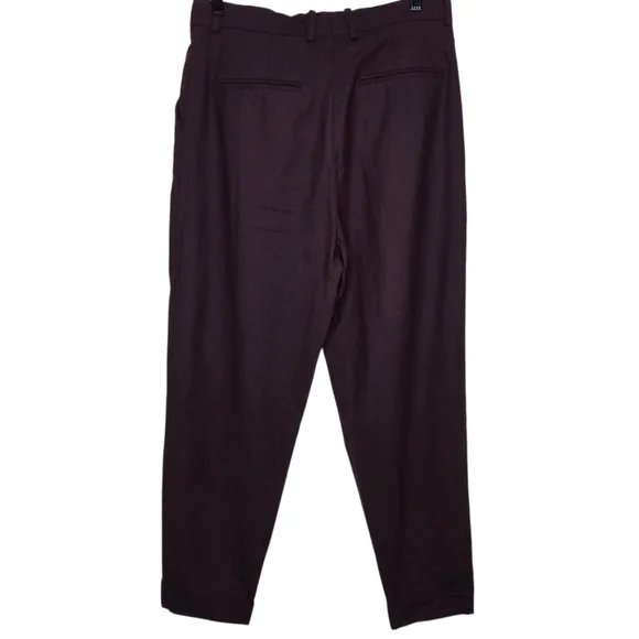 COS Pleats Dropped Crotch Trousers Size 6, 96% Wool - Picture 3 of 12